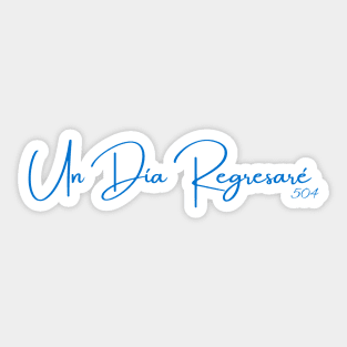 Un Día Regresaré 504 Sticker